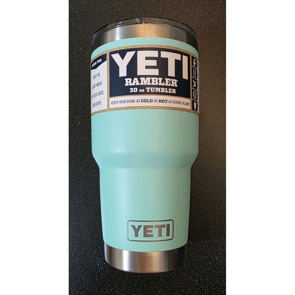 NEW YETI Rambler 30 Oz Tumbler SEAFOAM Magslider Lid Insulated Drink‎ Cup